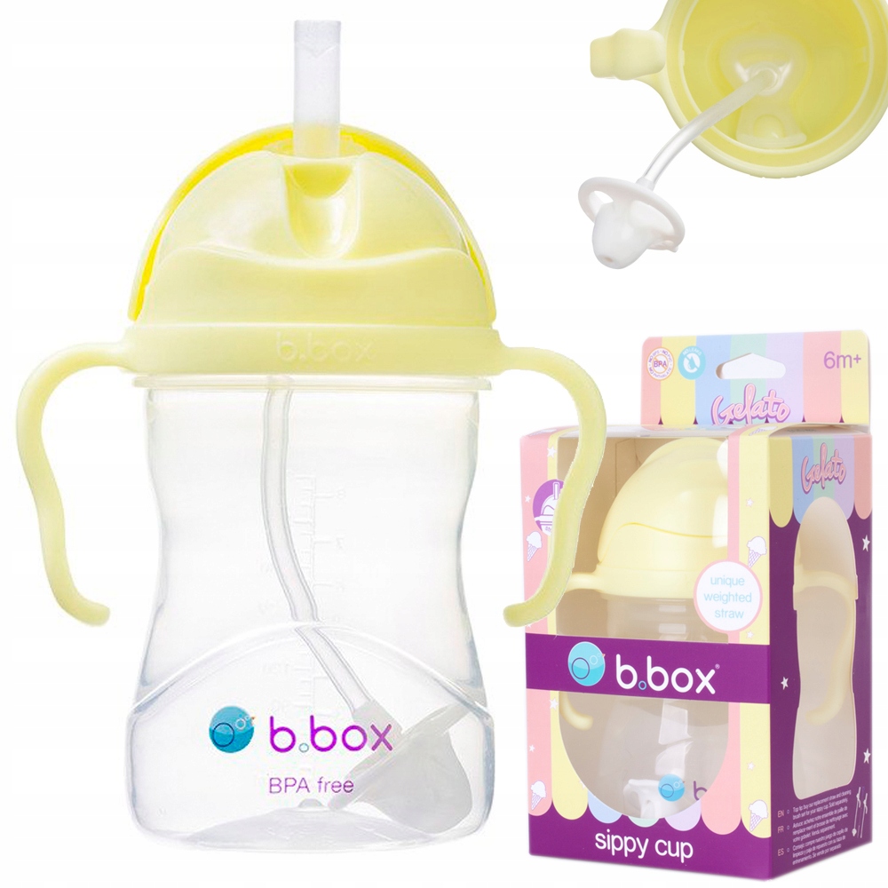 

Innowacyjny bidon ze słomką Banana Split 6m+ B.Box