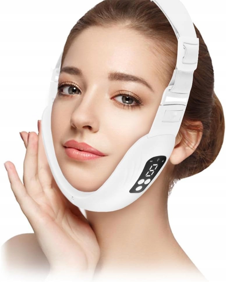 Masażer Ems do liftingu twarzy V-kształtny z fototerapią Led i 3 trybami