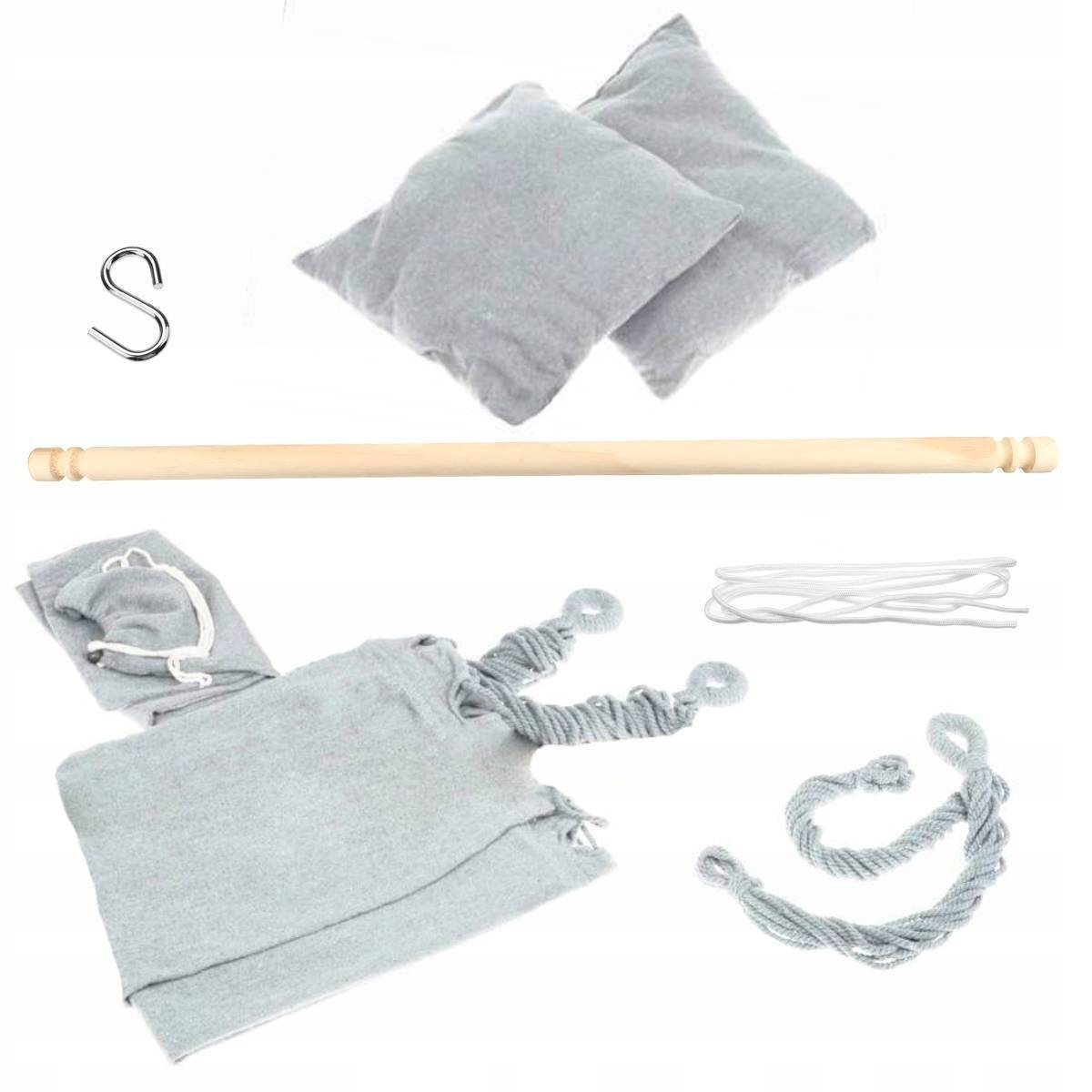 Huśtawka hamak KRZESŁO siedzisko bujak DZIECI Materiał drewno inny