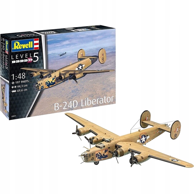 Revell Model plastové Letadlo B-24D Liberator 1/48