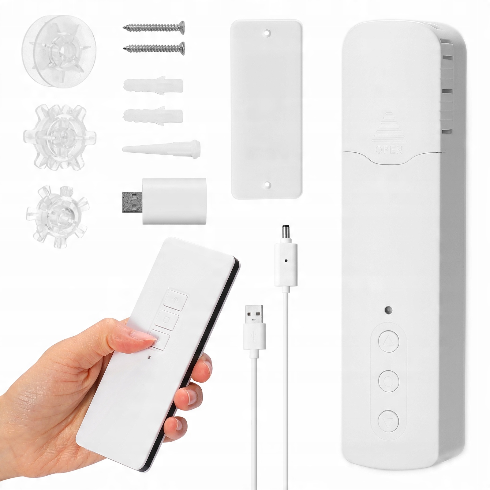 

Smart Silnik Kurtyn Ciągnącej Tuya WiFi