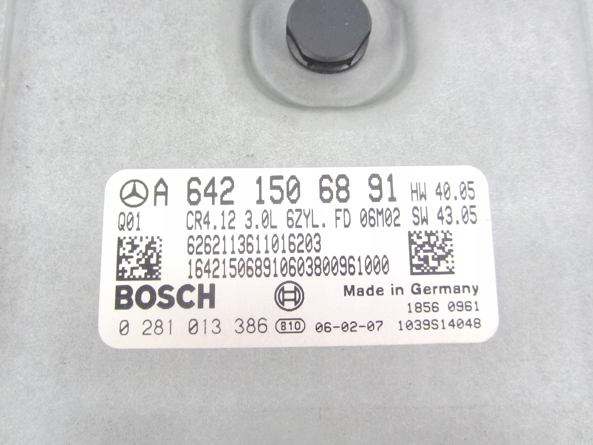control unit of the engine Mercedes R-klasa W251 3.0 CDI