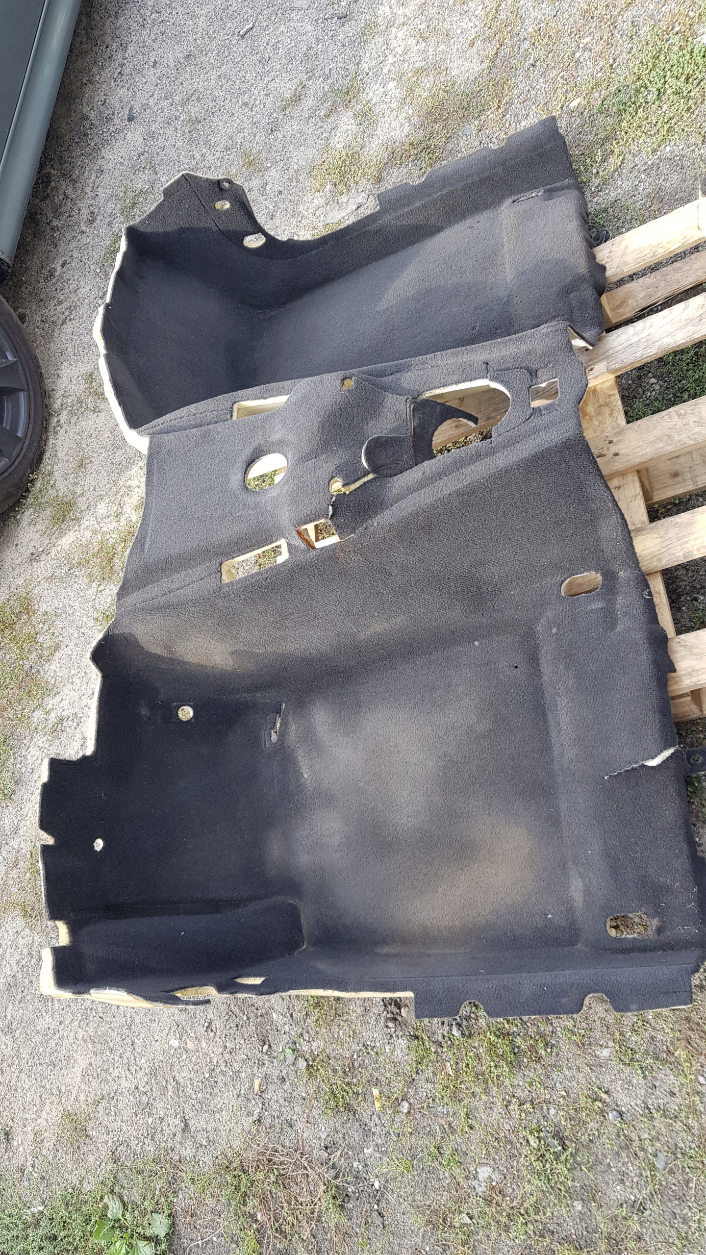 MERCEDES W220 carpet mats front rear part
