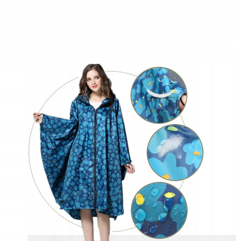 DAMSKA WODOODPORNA PELERYNA PRZECIWDESZCZOWA Producent inny