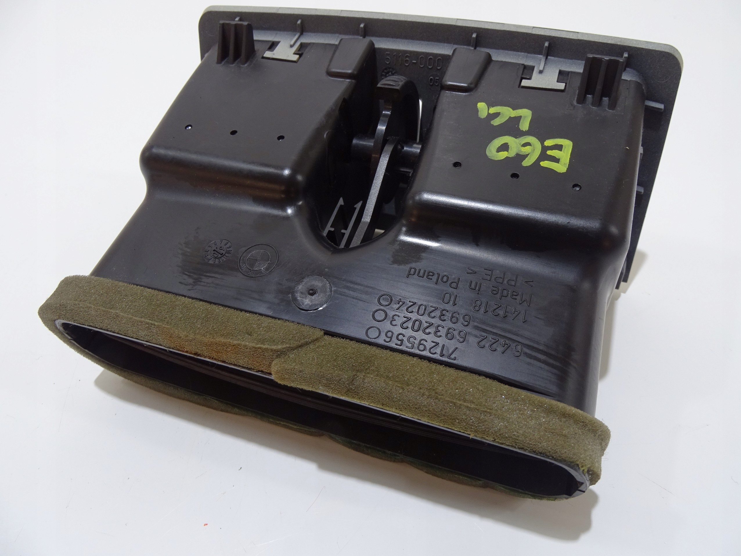 grid air conditioning devices central rear part BMW E60 LCI OE 7129556 (4555686)