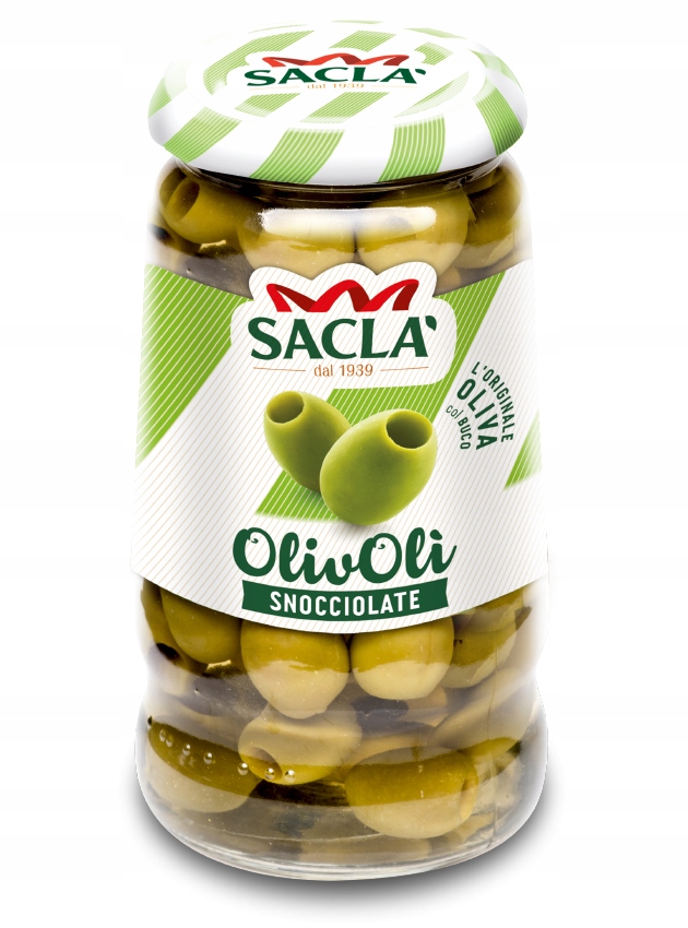 

Sacla OlivOli Zielone oliwki bez pestek drylowane