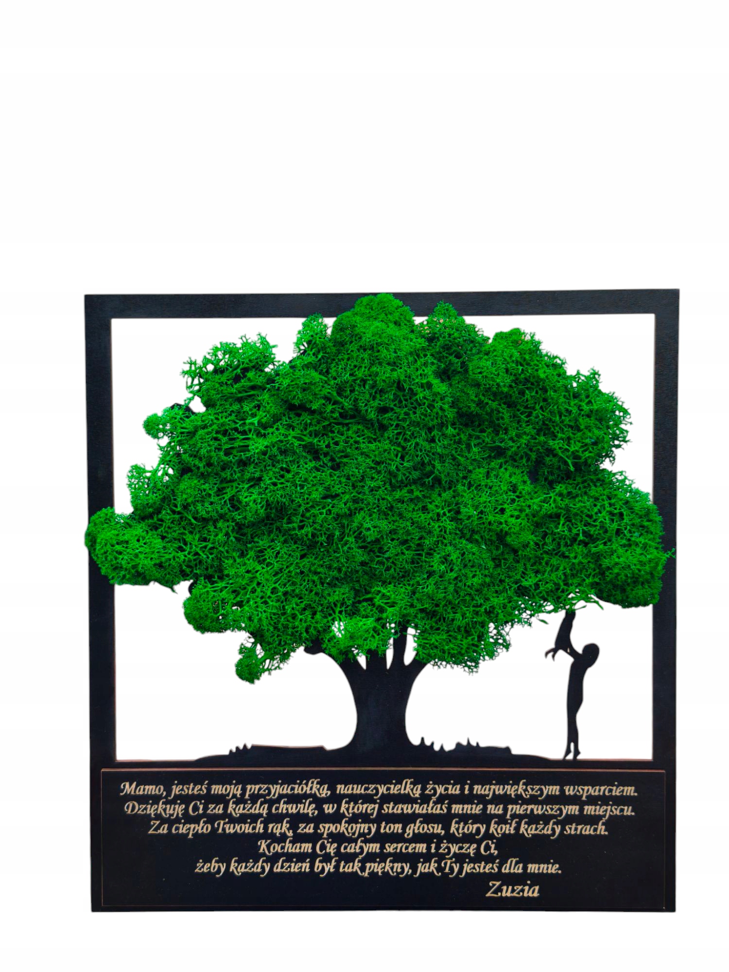 Den matek Dárek pro maminku, dárek, strom života, gravírování Rámeček S Mechem