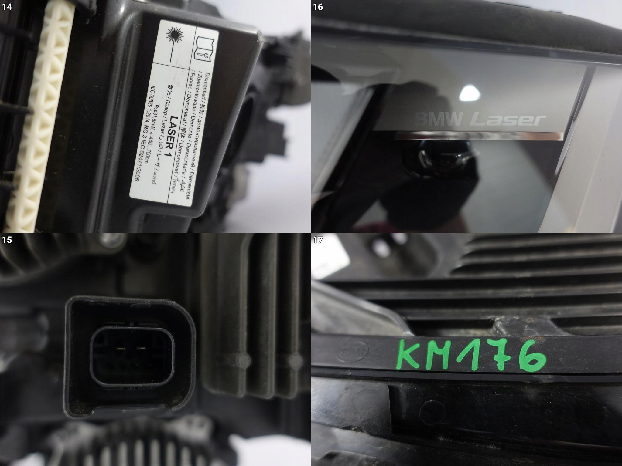 BMW iX I20 M60 21-25 light LASER right front EUROPA + MODULY