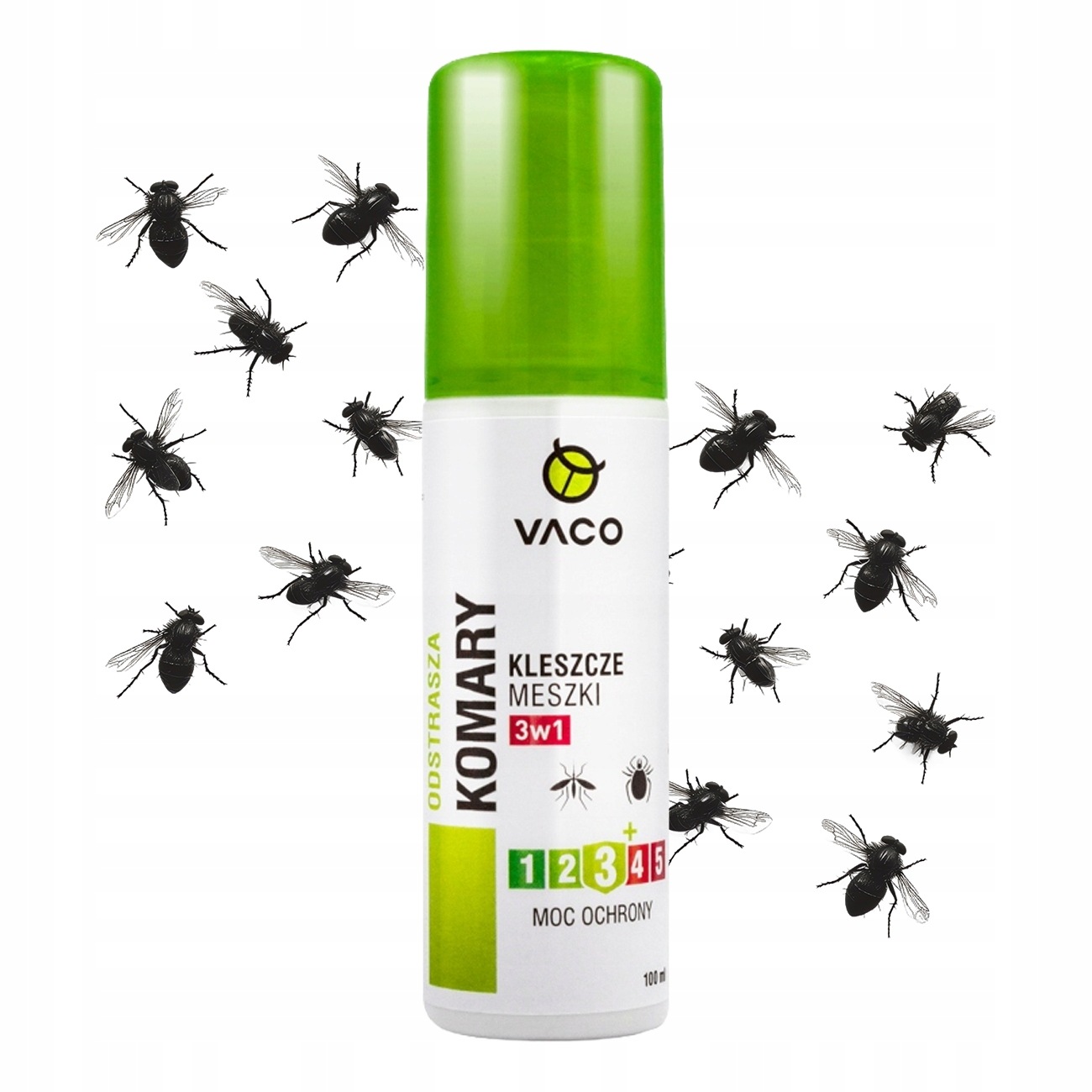 Spray Środek Oprysk Na Komary Kleszcze Meszki 100ML Vao Na Owady