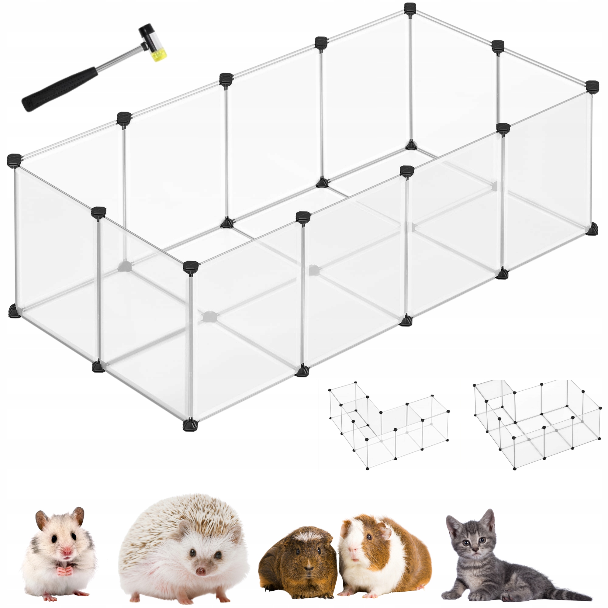 Ohrada Pro Zvířata Výběh Pro Hlodavce Králíků Ježka Křečka Prasátka Klec