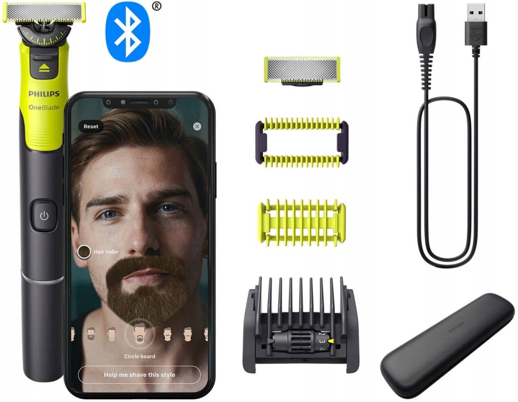 Philips OneBlade Alpha 360 Revolučný Holiaci Strojček