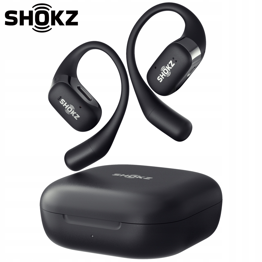 Słuchawki bezprzewodowe Shokz OpenFit Black czarne