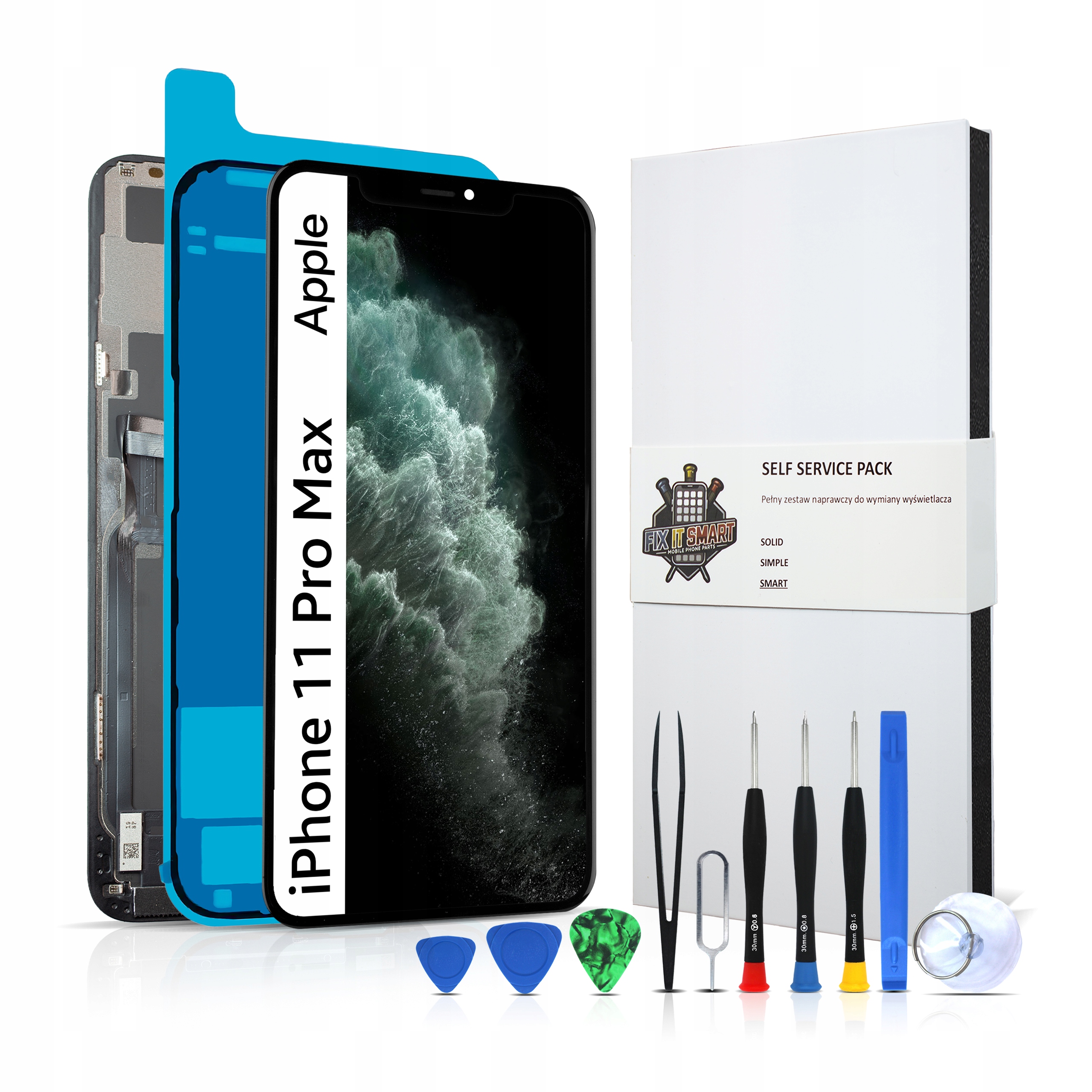 Sada pro opravu iPhonu 11 Pro Max Nástroje LCD displej Oled matice