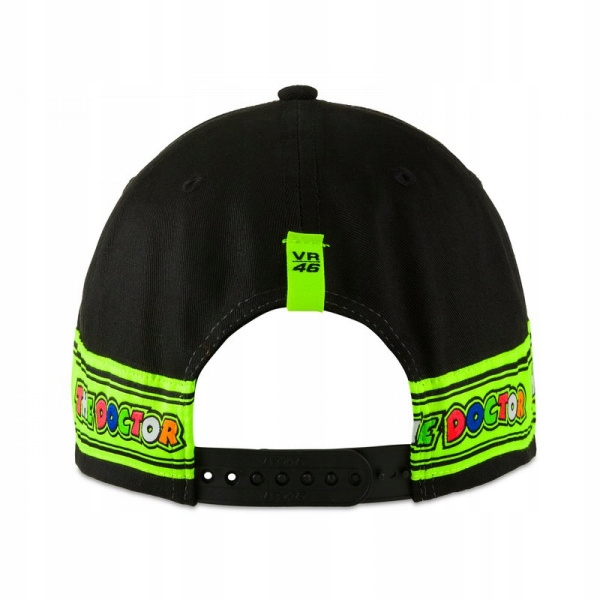 VR46 Czapka z daszkiem ROSSI 46 TAPES zolta fluo EAN 8053736301691