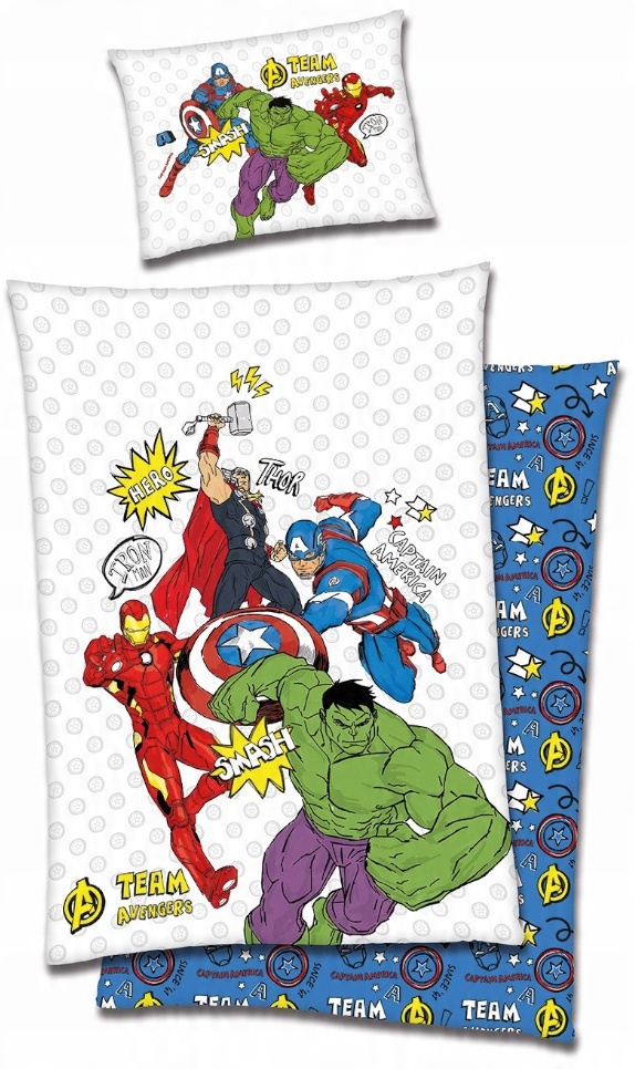 

Avengers Pościel Dziecieca Bawełniana 160x200