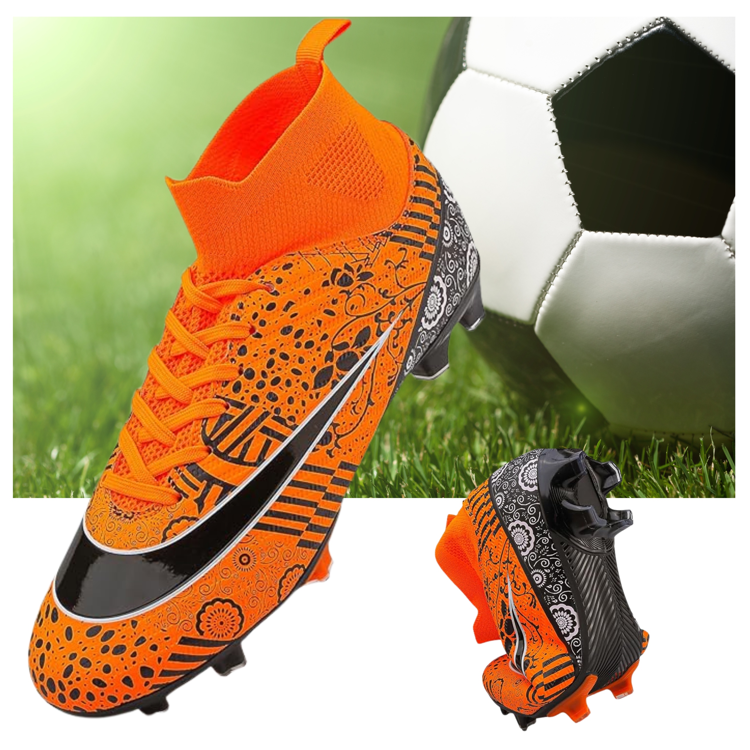 Korkové Fotbalová obuv tréninkové pánské kopačky na fotbal, sportovní lanka Fg