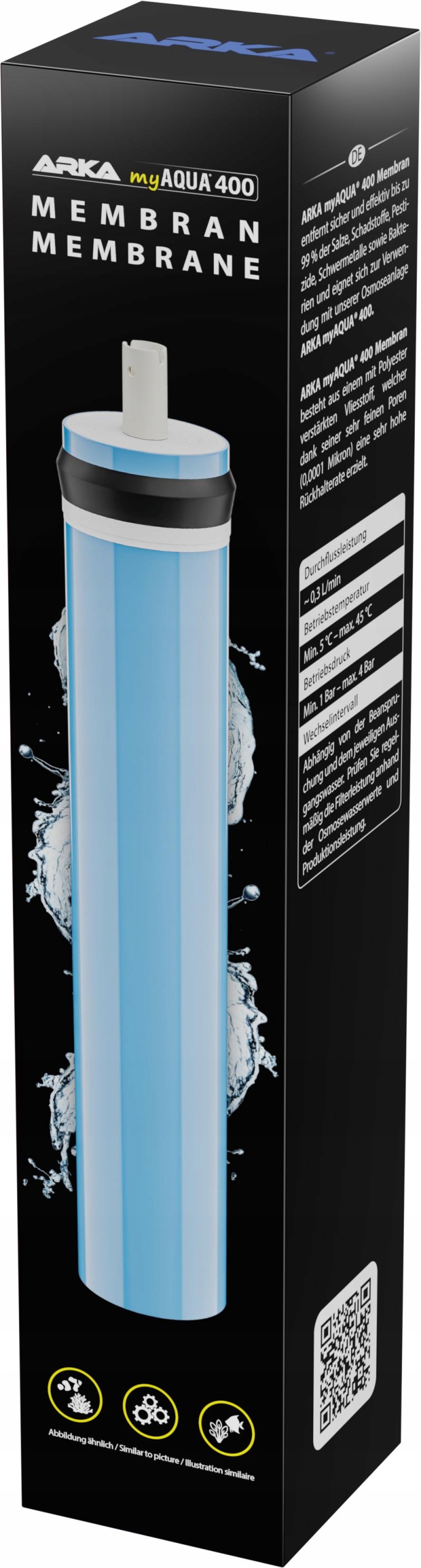 Levně Membrána Pro Filtr Reverzní Osmózy Ro 400L/24H Náhradní Díl