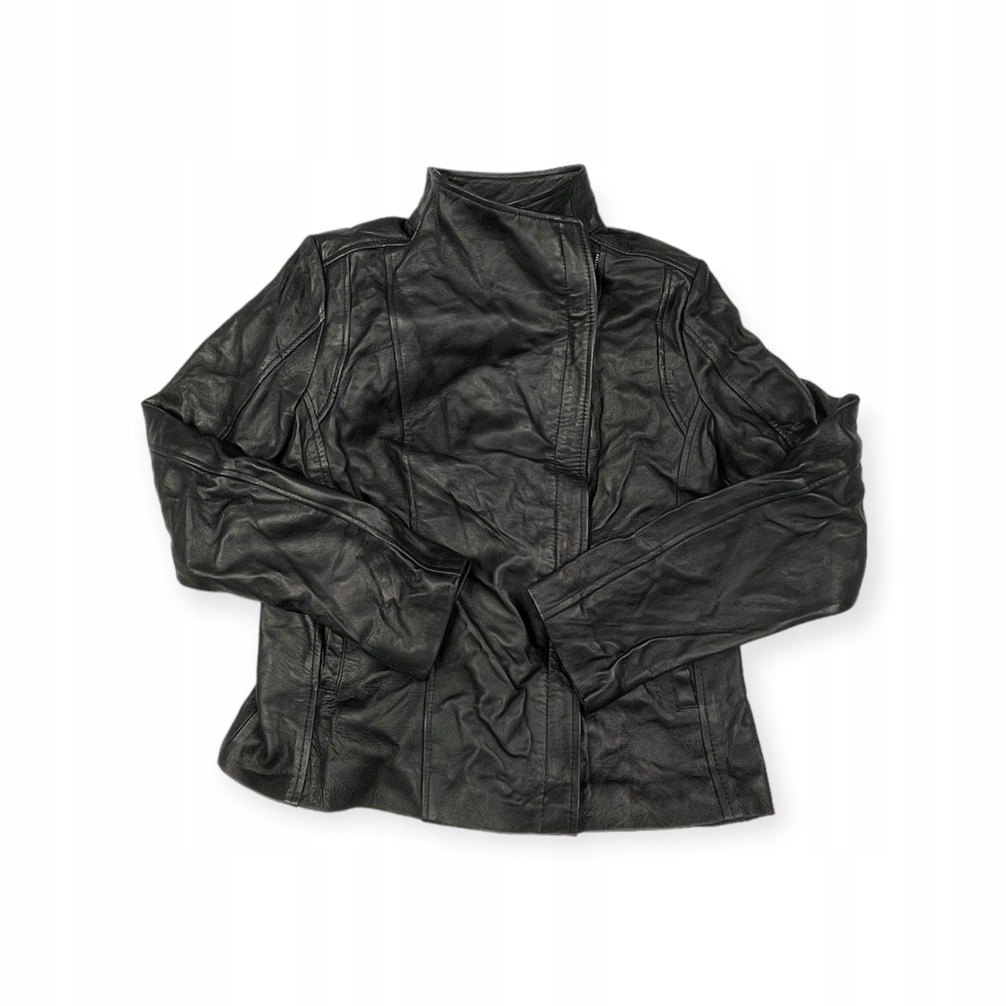 Dámská kožená bunda ramoneska Real Leather M