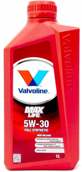 VALVOLINE MAX LIFE A3/B4 5W30 1L