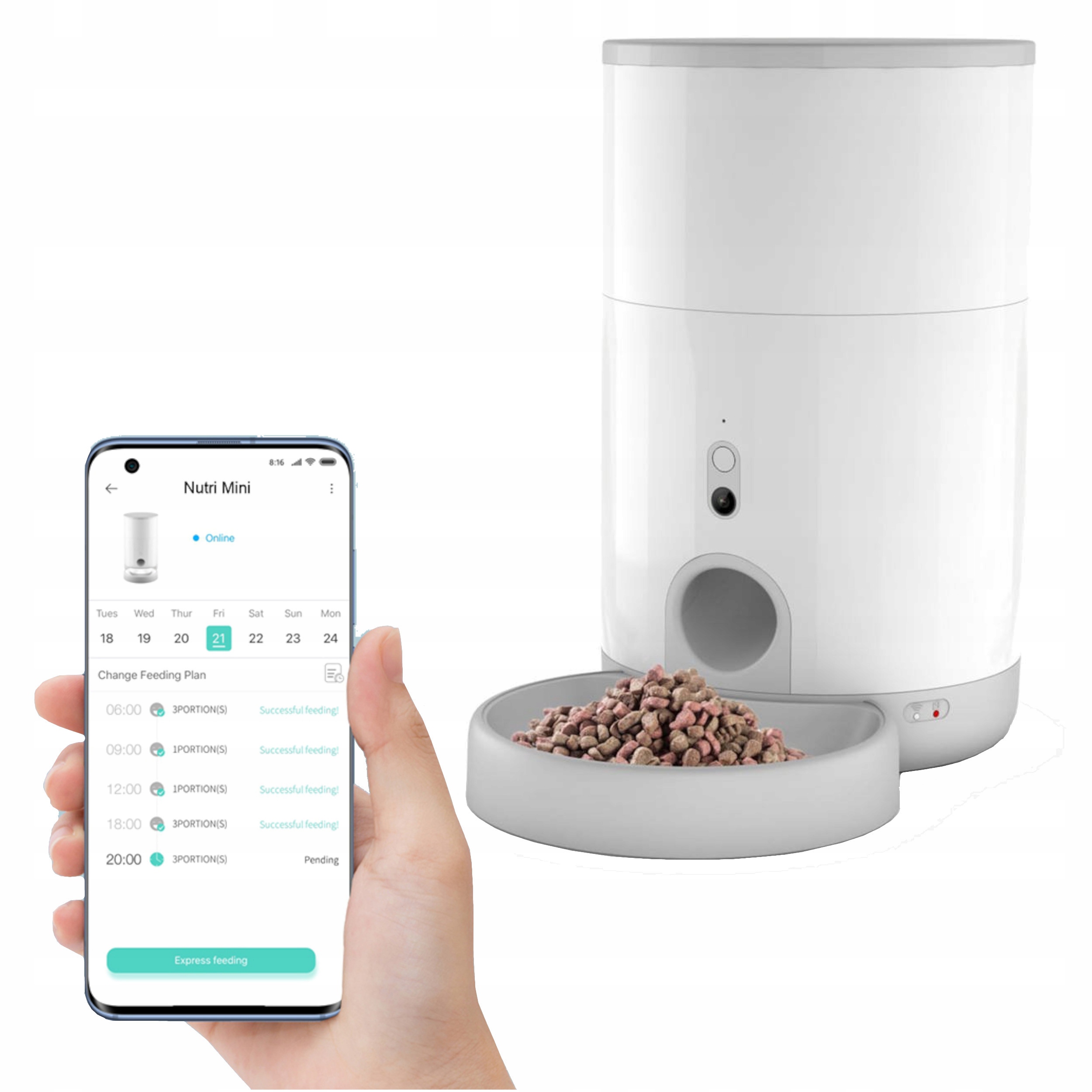 

Petoneer Nutri Vision Mini Podajnik Karmy 2,6L