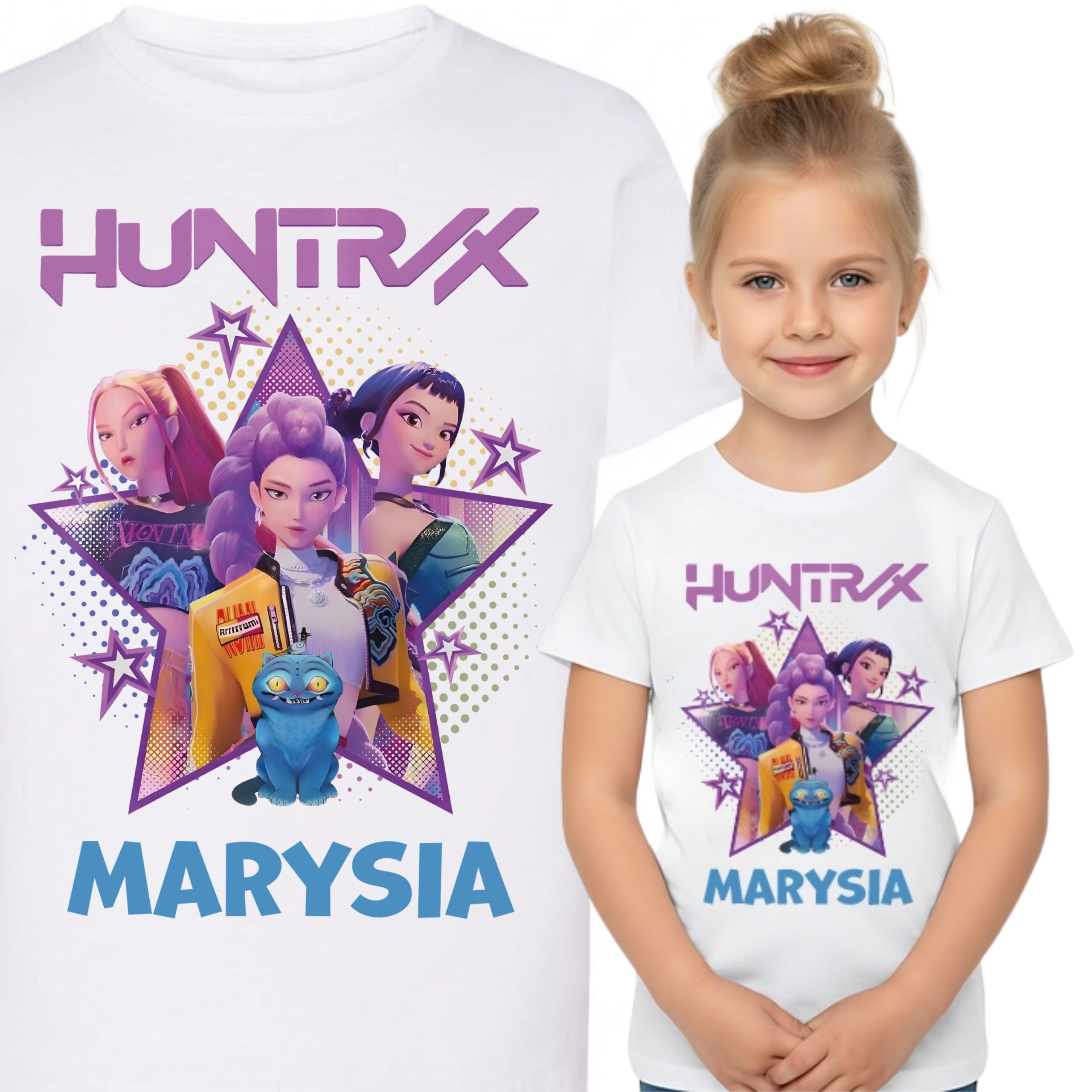 KOSZULKA ŁOWCZYNIE DEMONÓW Z IMIENIEM HUNTRIX HUNTERS cm