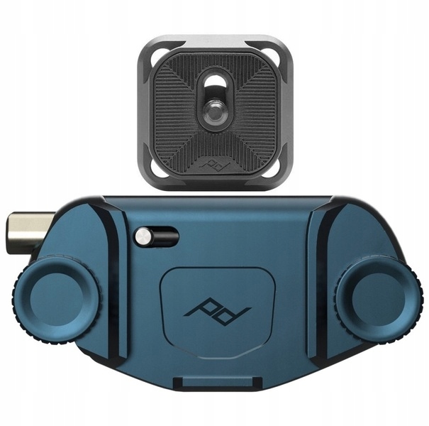 Uchwyt z płytką standard Peak Design Capture v3 niebieski