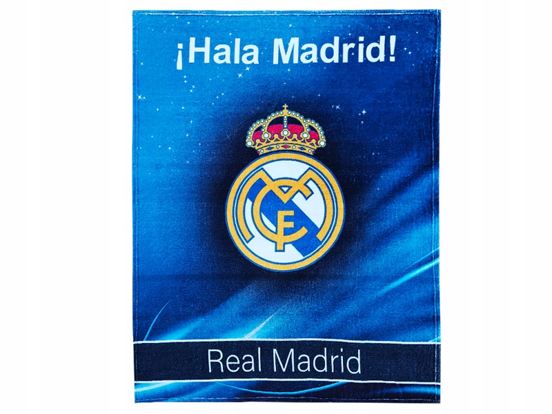 Real Madryt Koc Pluszowy Coral Średni Wymiar 120 X 150 Narzuta Hala Madrid