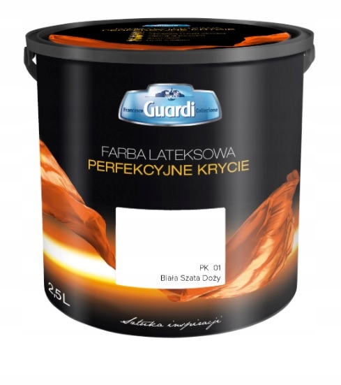 

Farba lateksowa Guardi Biała szata doży 2,5L