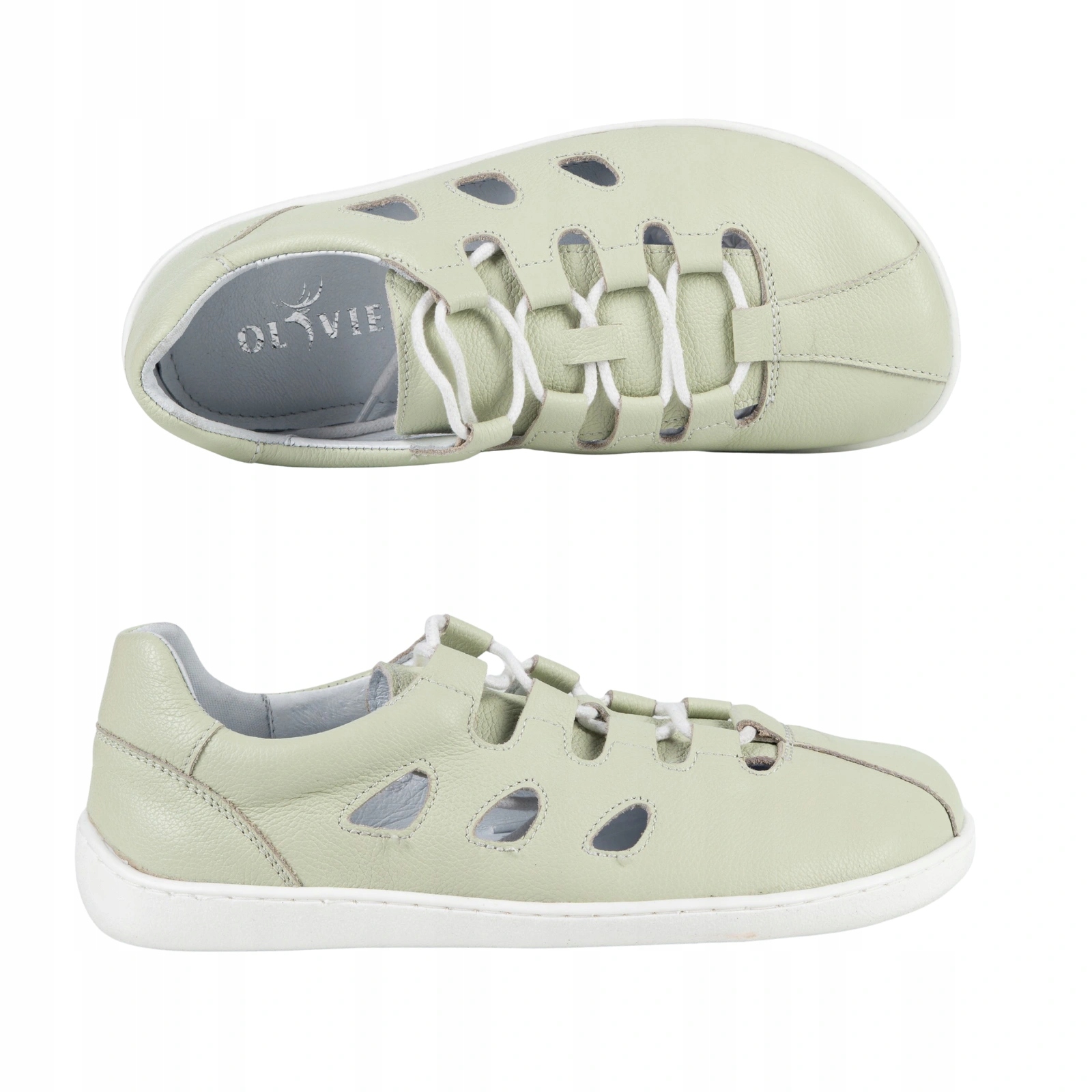 Barefoot Dámské minimalistické tenisky 1814POL zelené 38