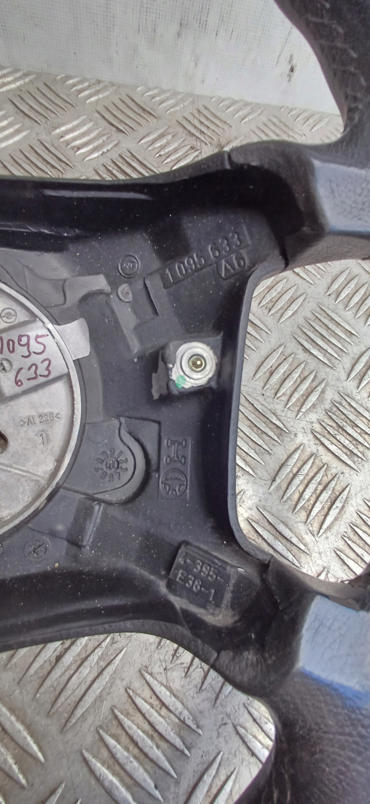 BMW E39 lenkrad SKORZANA Leder