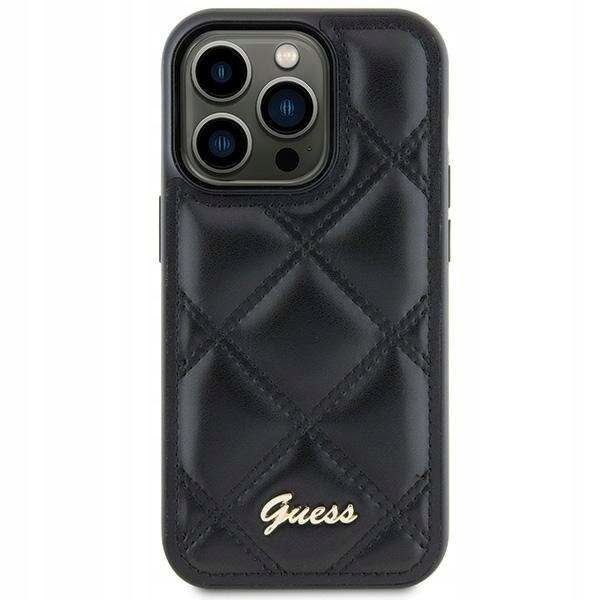 Guess krytka pro Samsung S23 Fe GUHCS23FEPSQSQSK Guess Hc Pu Quilted Metal