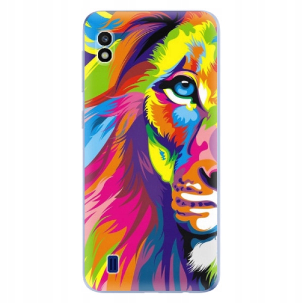 Silikonowe etui iSaprio Rainbow Lion do Samsung Galaxy A10