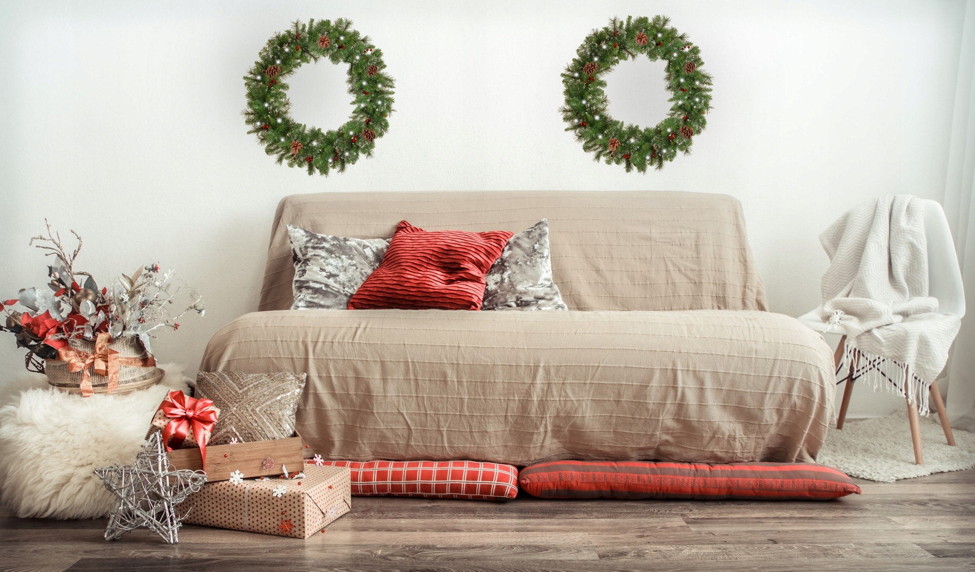 GIRLANDA LED ŚWIĄTECZNA ZIELONA XXL PODŁUŻNA 3M Waga produktu z opakowaniem jednostkowym 1 kg