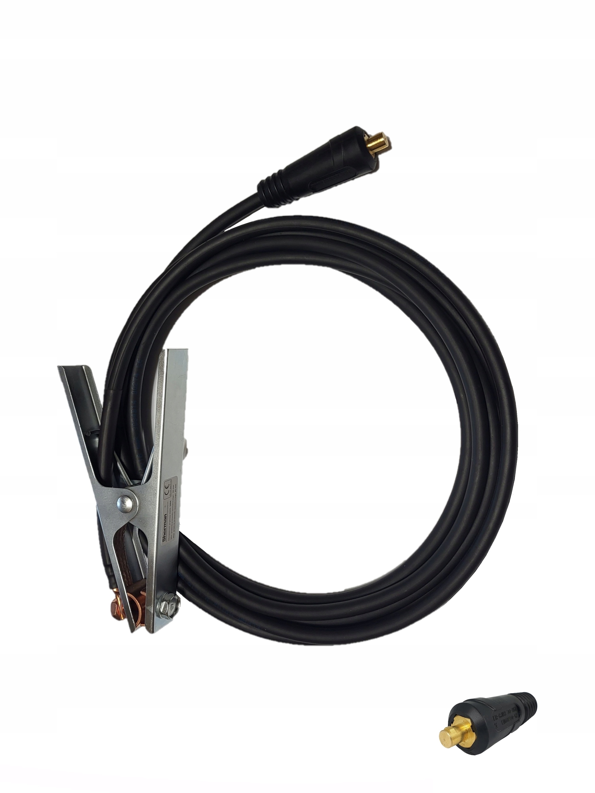 Svařovací Kabel 6 metrů 200A Hmotnost 16 mm Svařovací Kabel Masový Kabel Velký Konektor