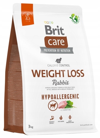 Levně Brit Care Hypoallergenic Dog Weight Loss Rabbit 3kg