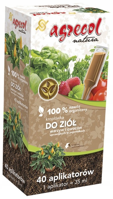 Agrecol Organický Kondicionér Na Rajčata A Zeleniny Ovoce Aplikátor 40x35ML