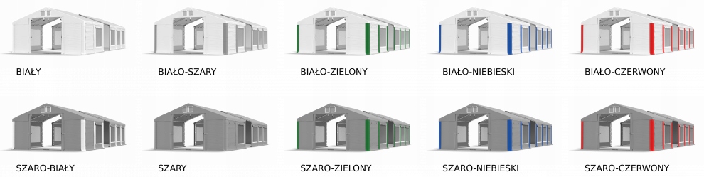 Namiot Pawilon Handlowy 3x22m Letni DAS 560 SF Stan opakowania oryginalne