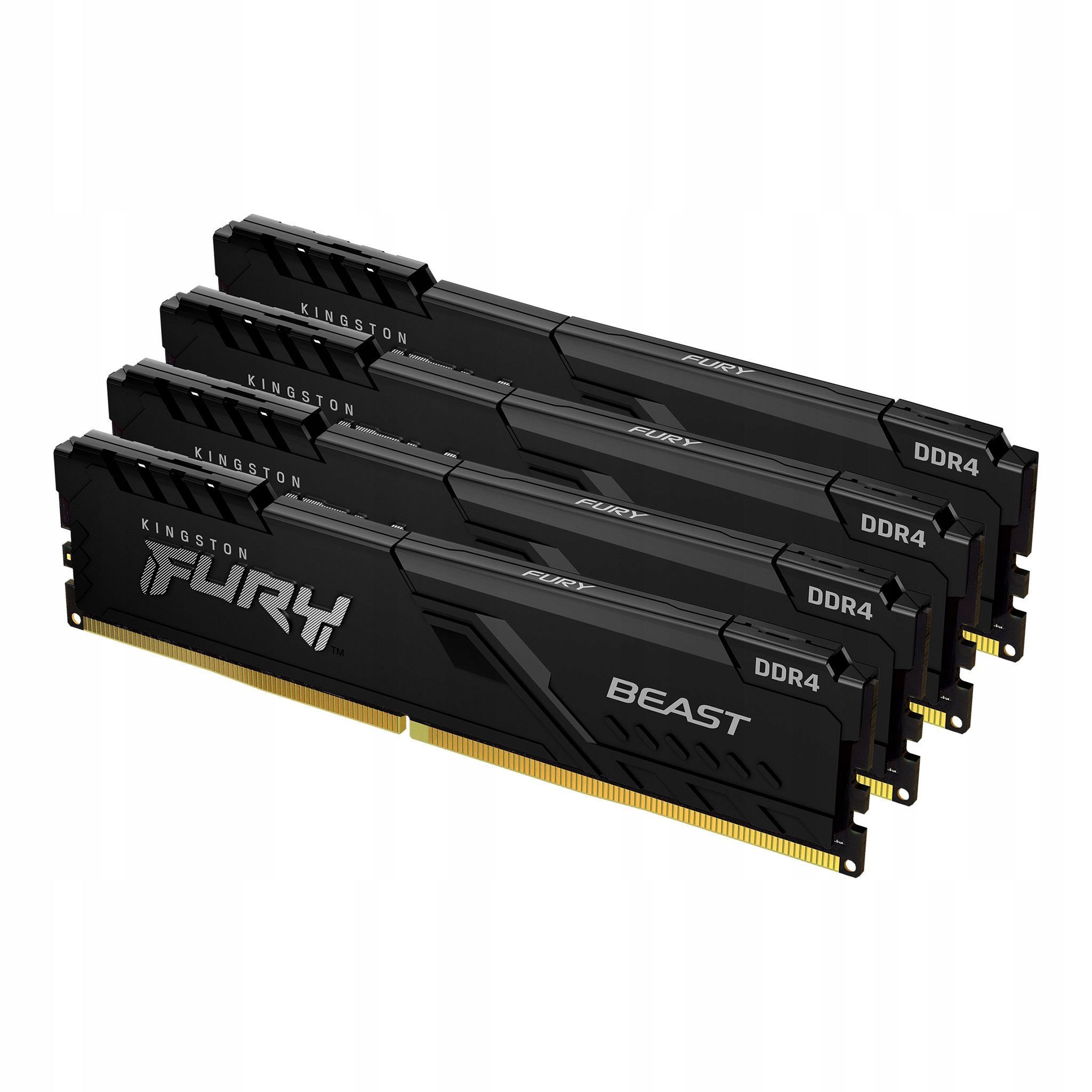 Pamięć Ram Kingston Fury Beast DDR4 64GB 3200MHZ CL16 (4x16GB)