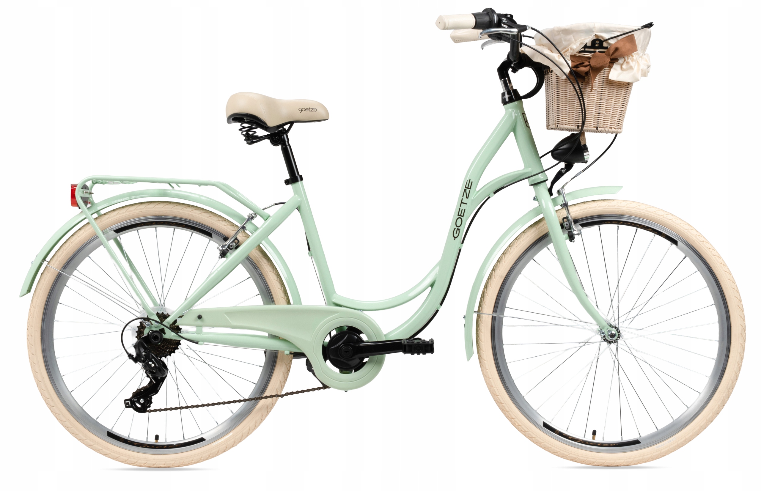 Damski Rower Miejski Goetze 26 Lekki Damka Shimano Kosz