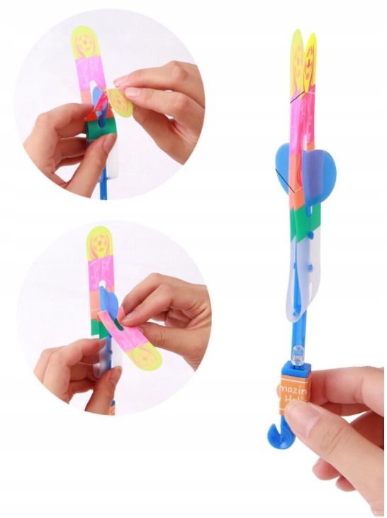 WIATRACZEK LATAJACA PARASOLKA LED PROCA AVATAR Model proca