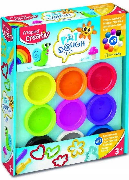 

Maped Creativ Masa plastyczna 9 kol akcesoria