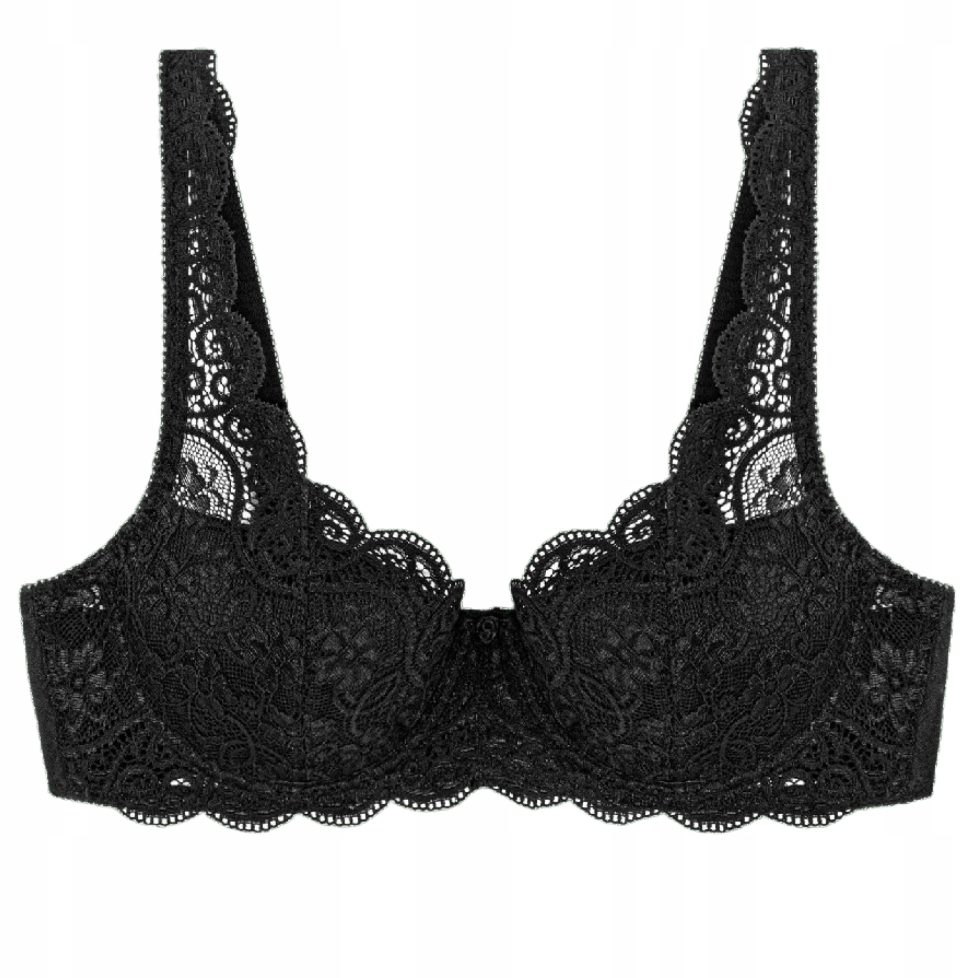 Podprsenka vyztužená krajkovou podprsenkou černá Triumph Amourette Whp 70D