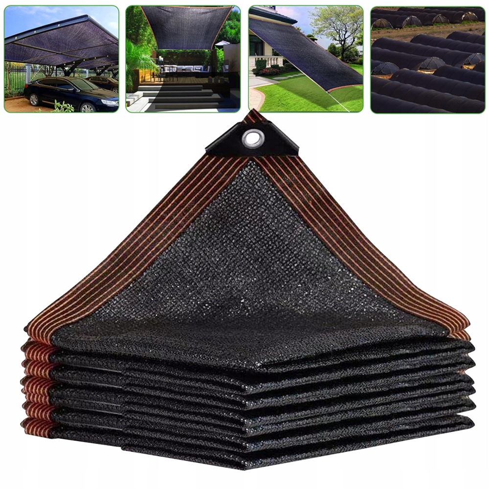 3X4M Siatka Cieniująca Osłona Przeciwsłoneczna Do Ogrodu Ogród Taras Balkon