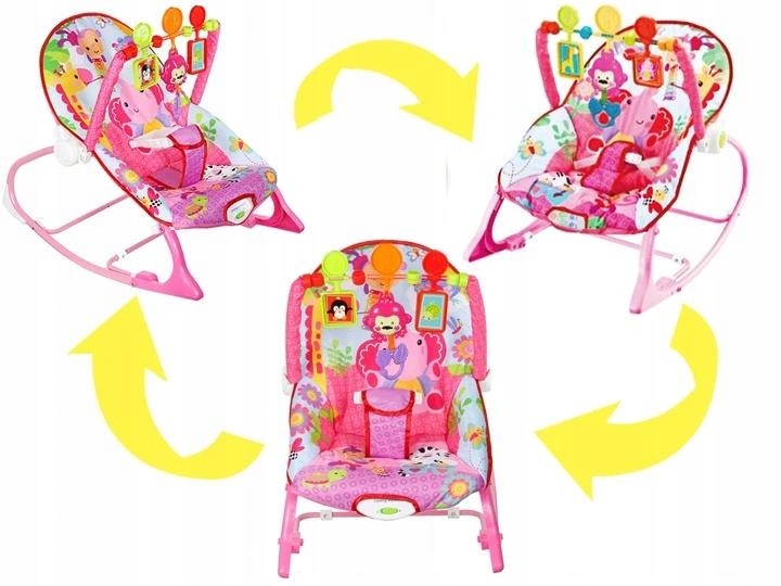 BUJACZEK LEŻACZEK DLA NIEMOWLĄT SŁONIK MUZYKA + WIBRACJE 3W1 ZABAWKI Rodzaj Leżaczek