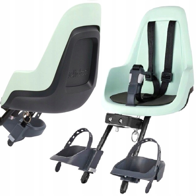 Bobike Fotelik Rowerowy Mini Go przed rodzicem do 15 kg M Mint Miętowy