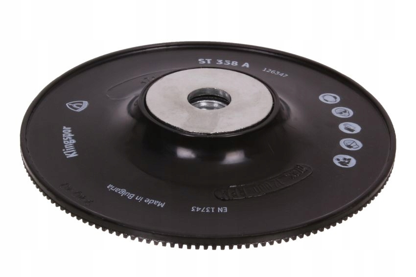 

Dysk wsporczy do fibry żebrowany 125mm St 358 A