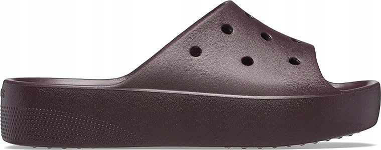 nazouváky klasické pantofle Crocs na platformě 37.5 W7 černé