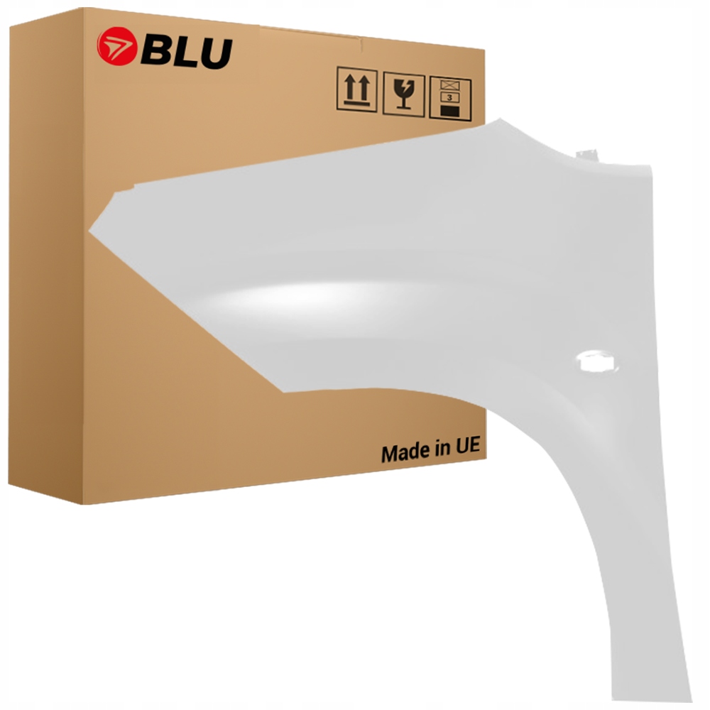 Blu Blatník Peugeot Partner III 3 Ewp levý bílý 18-23 přední BlancBanquise