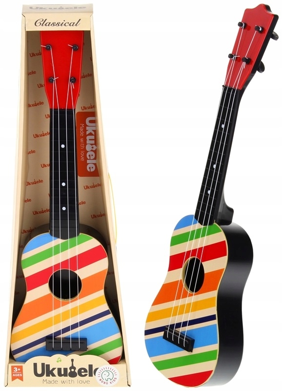 Gitara Klasyczna Akustyczna Ukulele dla Dzieci Instrument Muzyczny 57cm