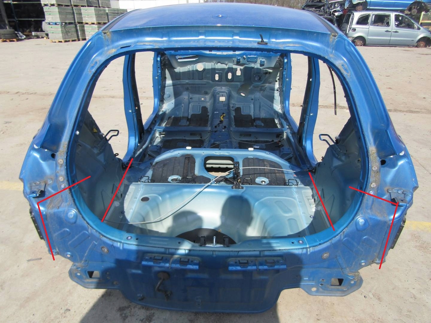 KIA RIO IV 1.2 22R LIFT WANNA PAS TYLNY ĆWIARTKA BAGAŻNIK